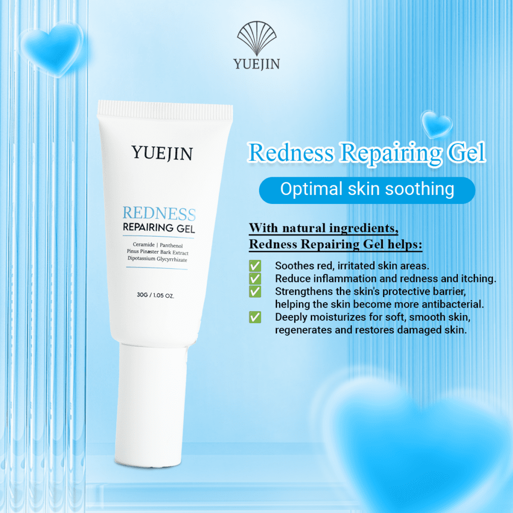 Gel soothes skin, reduces irritation Redness Repairing